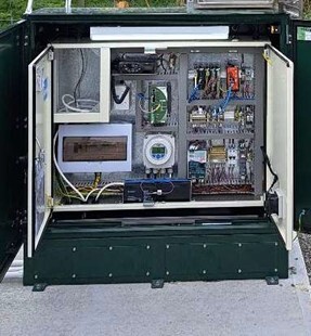 Double boxed bulk water control cabinet
